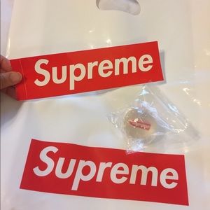 SUPREME FALL2018 BOUNCY BALL + STICKER + Bag
